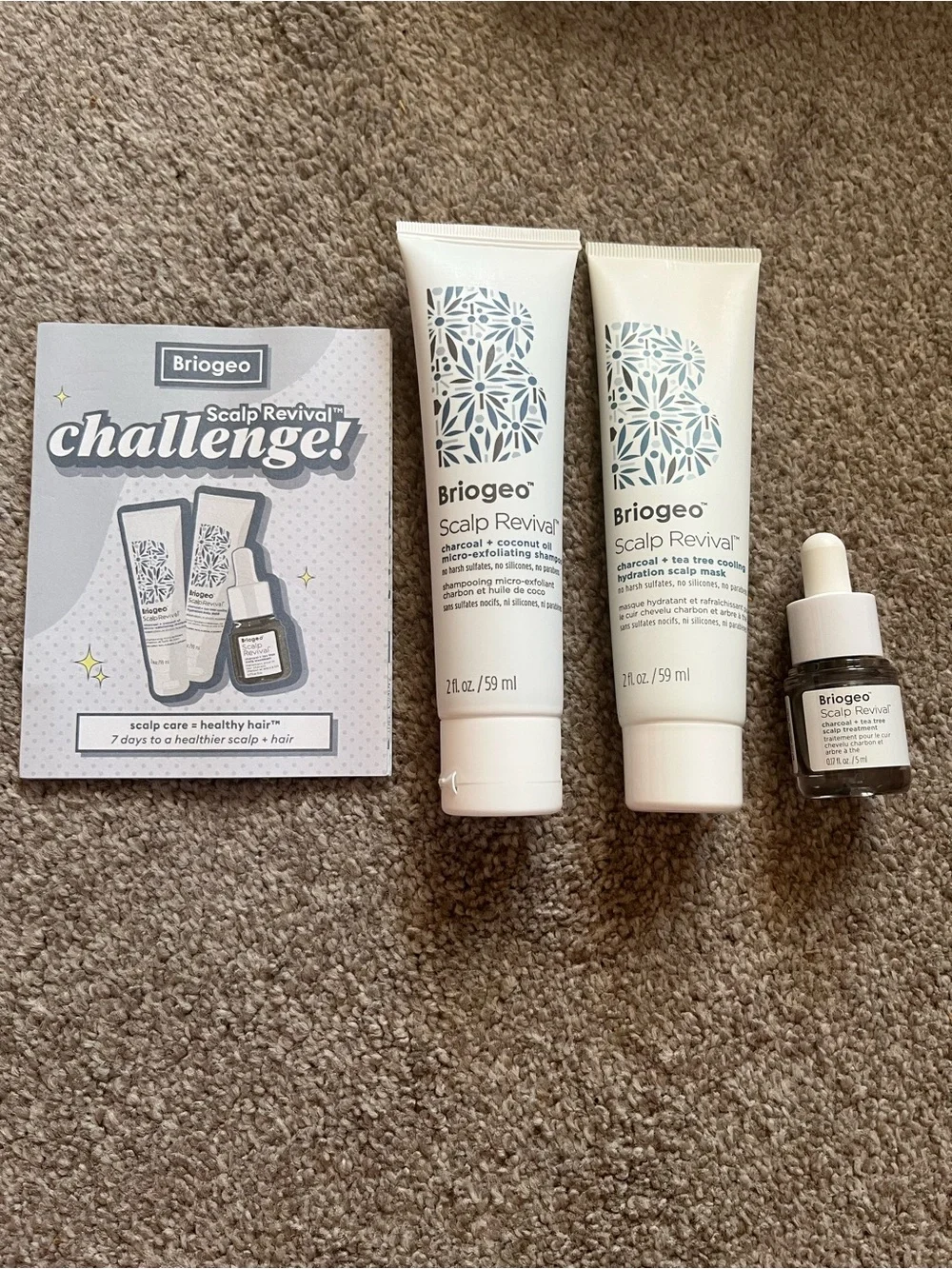 Briogeo Scalp Revival Trio in White and Gray